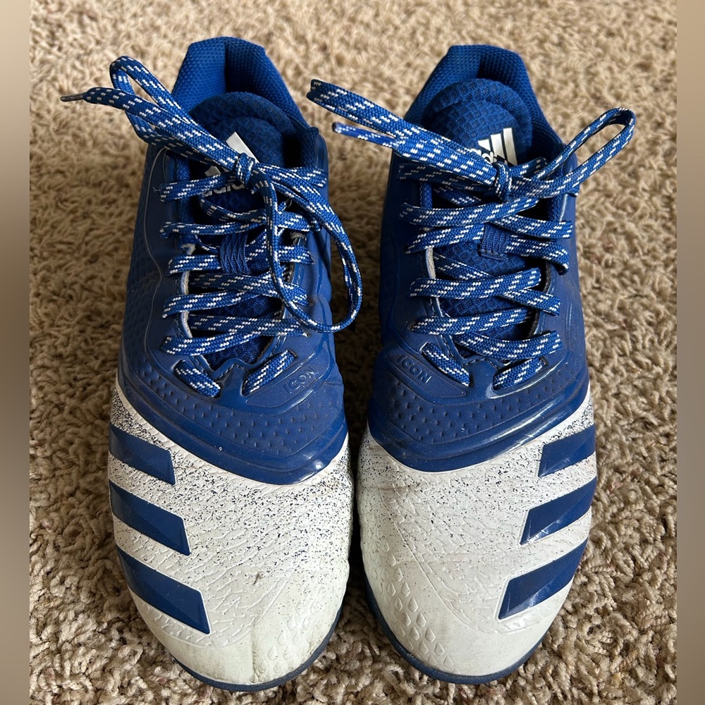 Adidas Icon Cleats (blue & white)